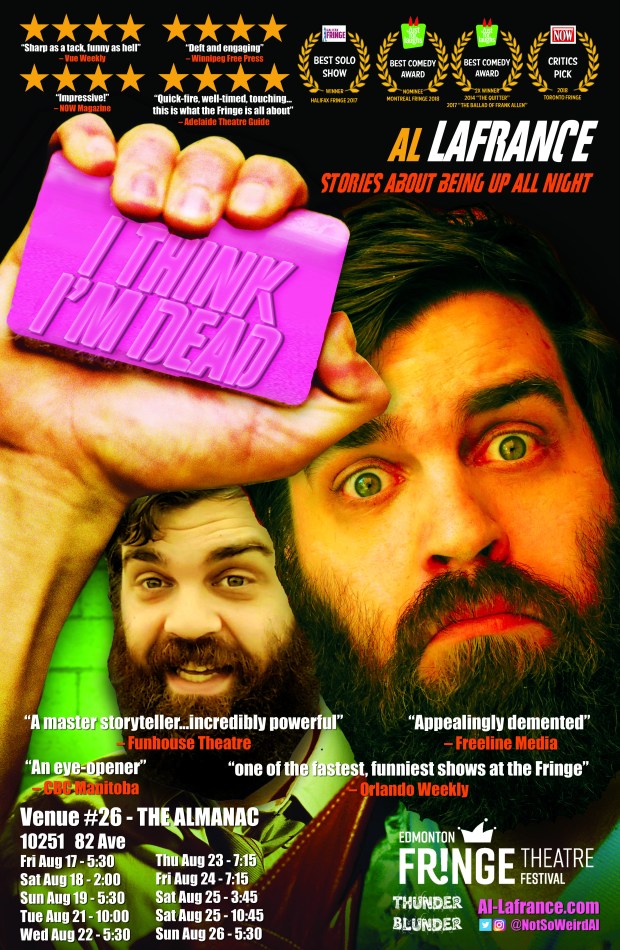 I Think I'm Dead 11x17 Edmonton